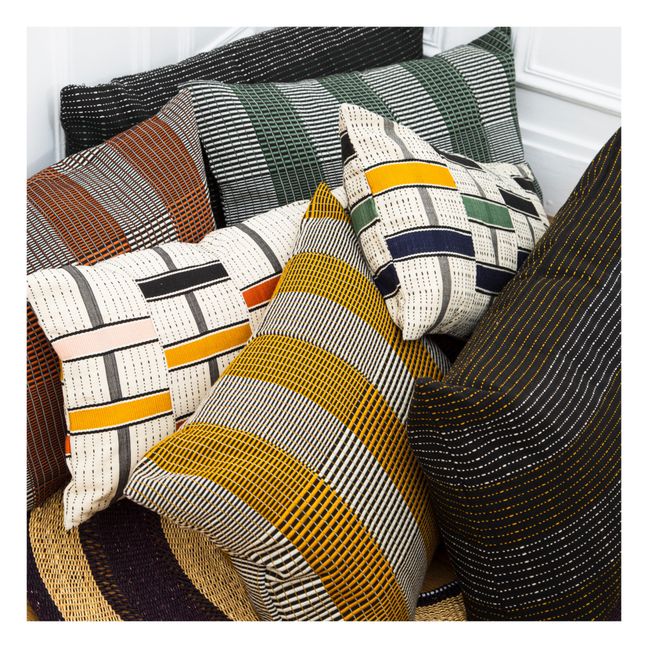 Coussin tissé à la main  | Orange