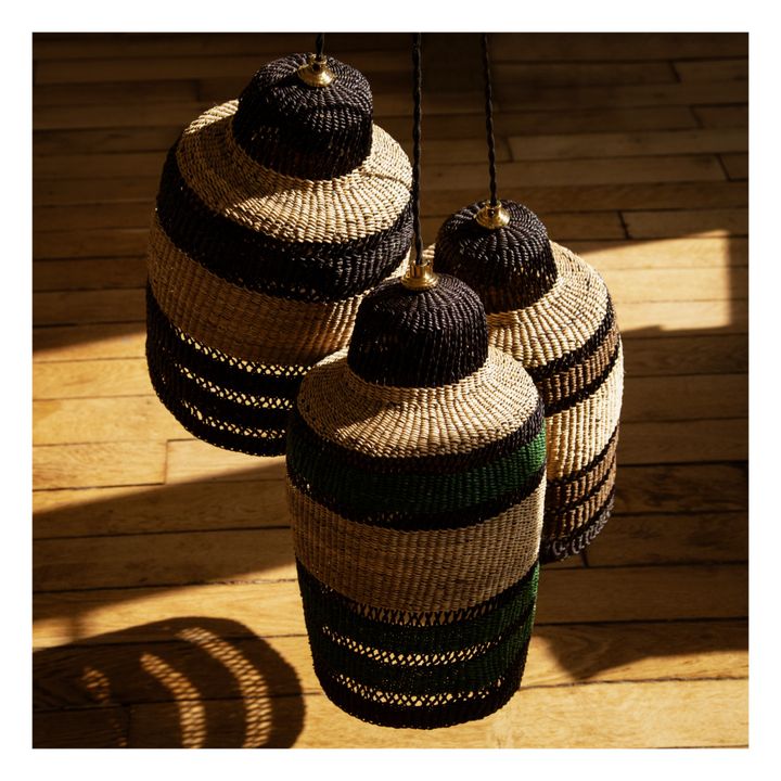 Suspension High life tissé à la main | Noisette- Image produit n°1