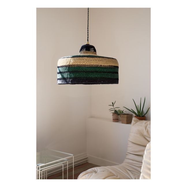 High Life Handwoven Pendant Lamp  | Green