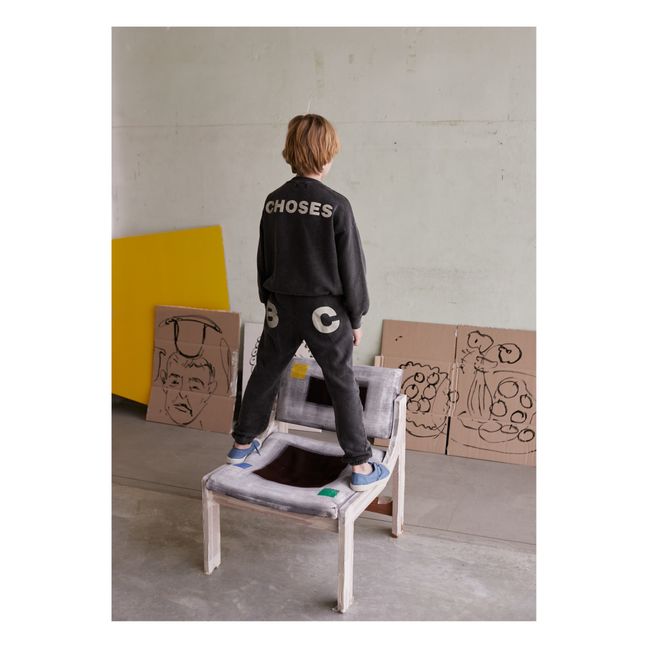 Sweat Coton Bio Bobo Choses - Collection Iconic  | Gris