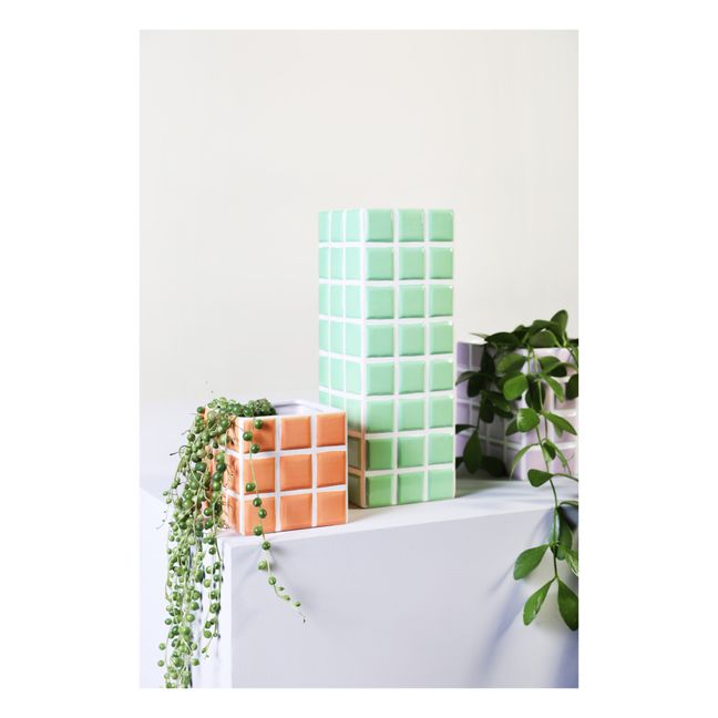 Jarrón Tile | Verde Menta