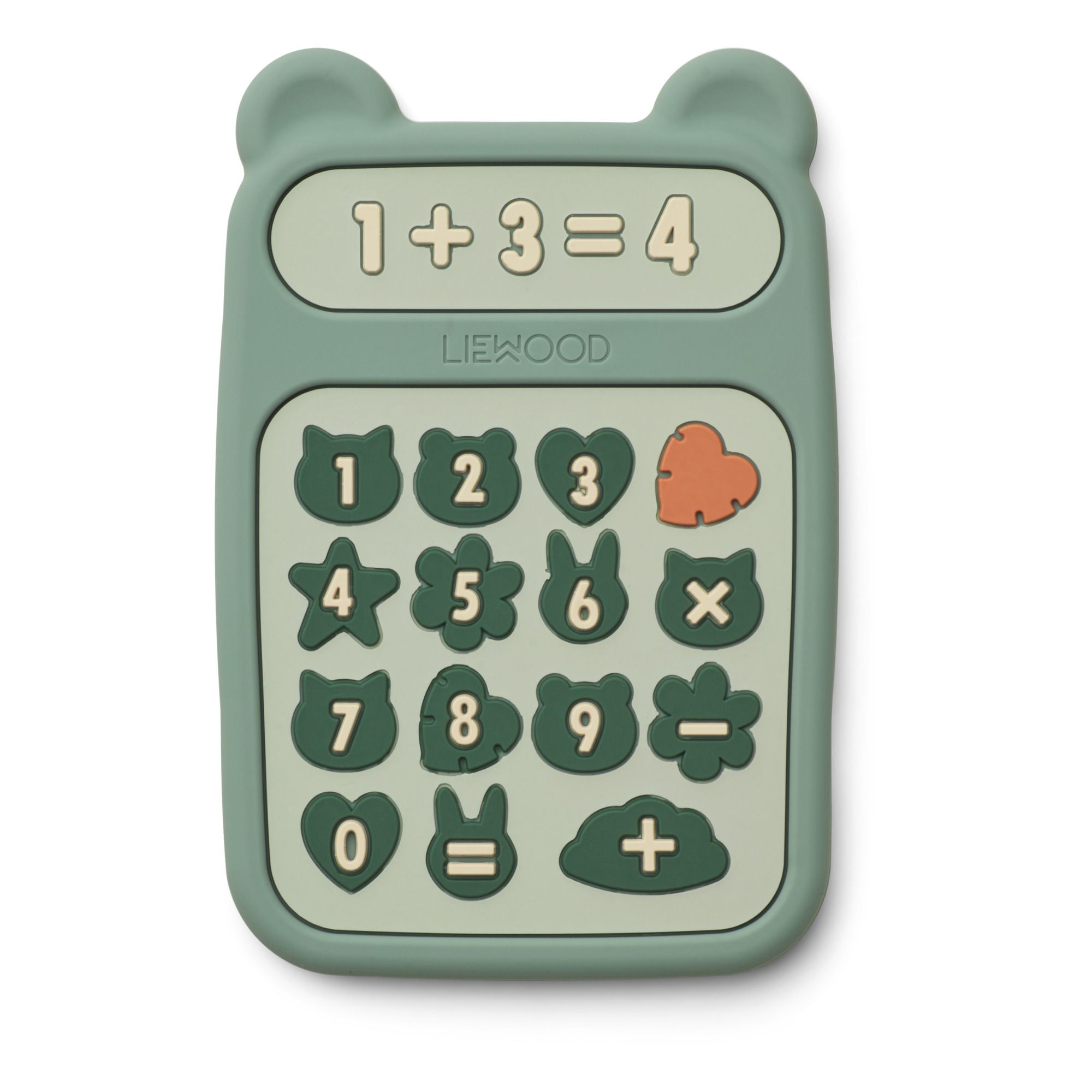 Liewood - Calculatrice Niels en silicone - Vert