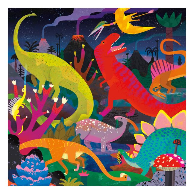 Glow in the Dark Dinosaur Puzzle - 500 Pieces