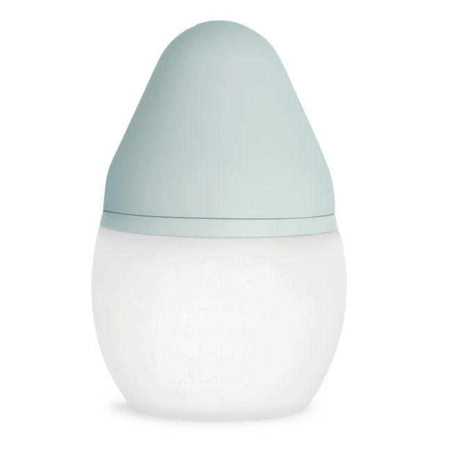 Biberon en silicone médical et tétine physiologique | Vert Menthe