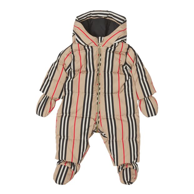 Burberry - River Baby Snowsuit - Beige | Smallable