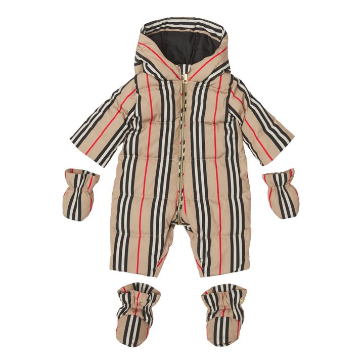 Burberry - River Baby Snowsuit - Beige | Smallable