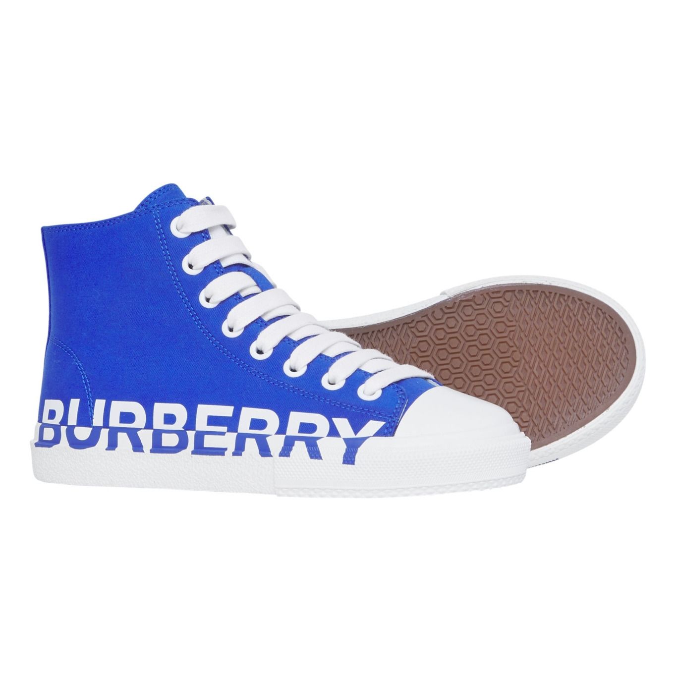 Burberry - Larkhall Lace-up Sneakers - Blue | Smallable