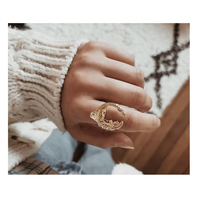 Sola Adjustable Ring  | Gold