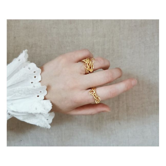 Anello regolabile Reyes | Dorato