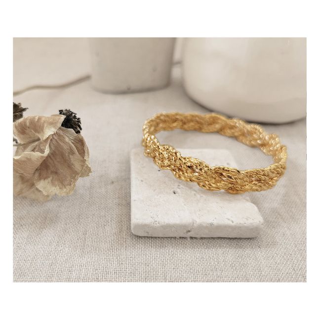 Rosa Large Bracelet  | Gold