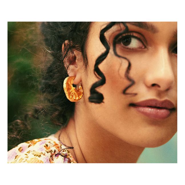 Boucles d'Oreilles Medium Cuba | Doré