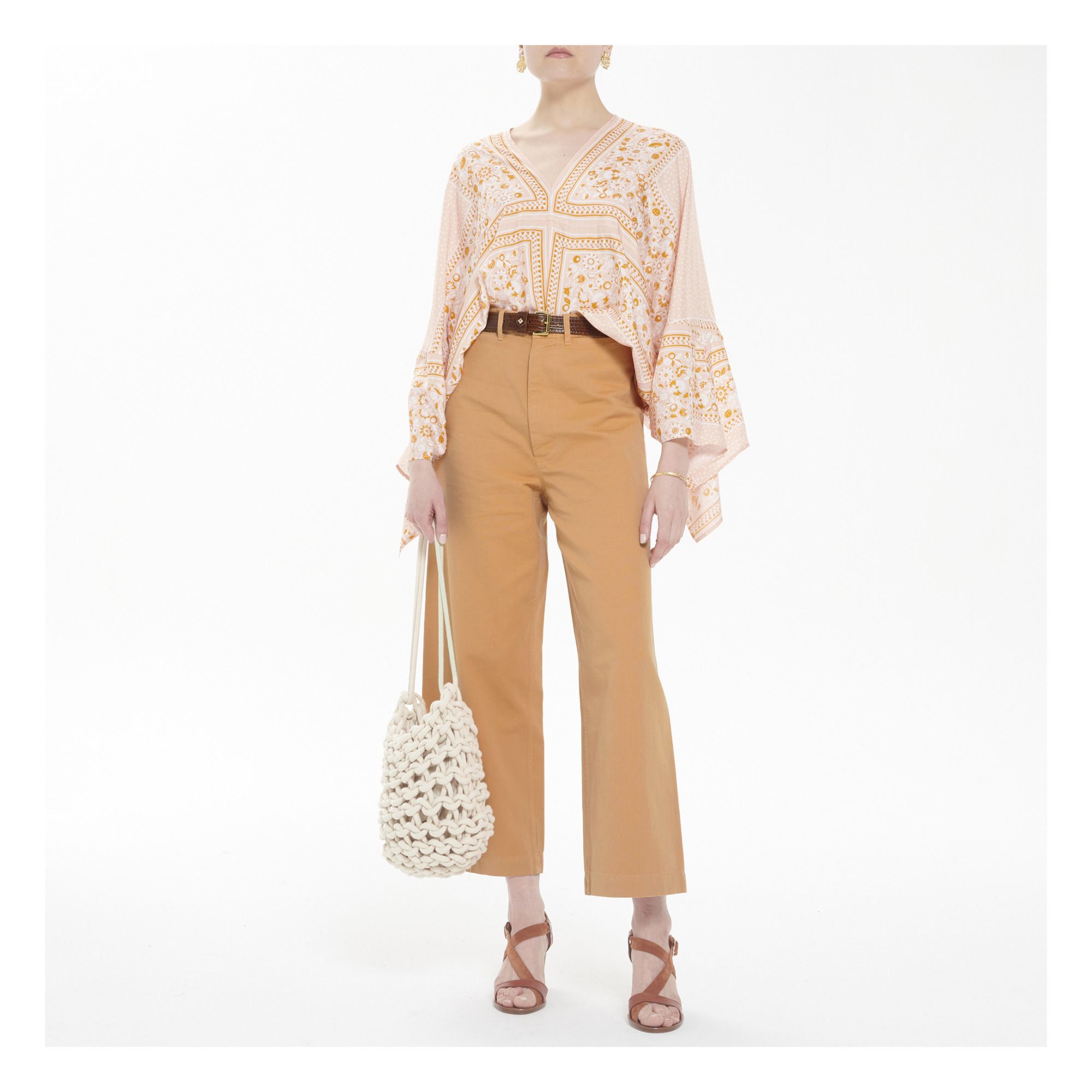 Bellerose - Pantalon Lotan - Collection Femme - - Rose pêche