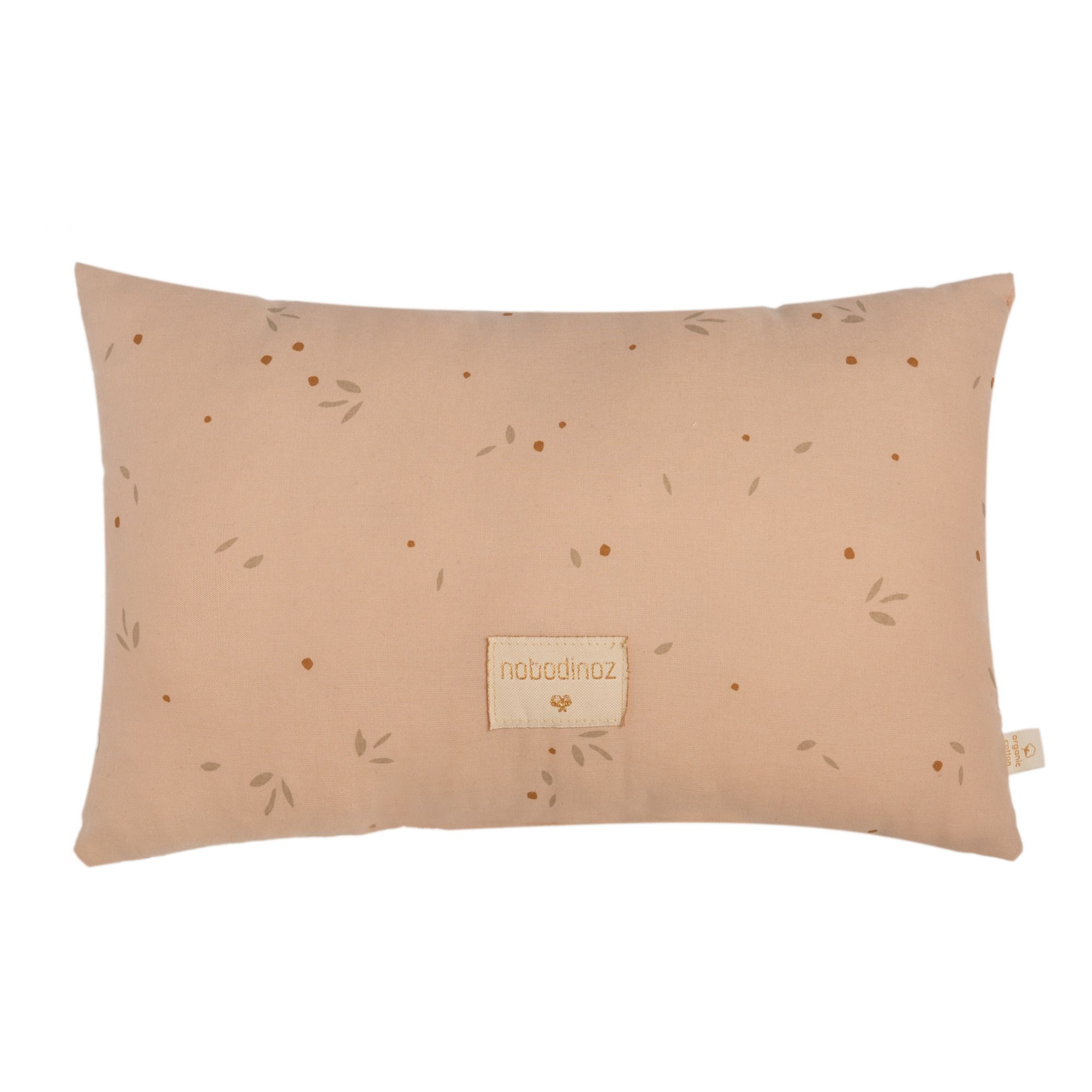 Nobodinoz - Coussin Laurel Willow en coton bio 22x35 cm - Nude