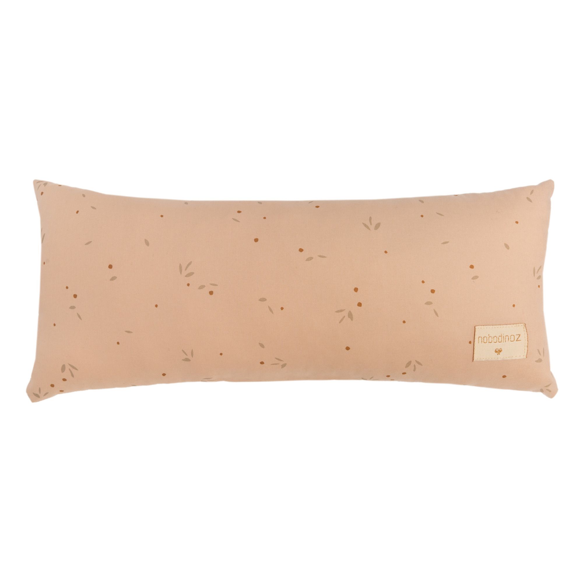 Nobodinoz - Coussin Hardy Willow en coton bio 22x52 cm - Nude