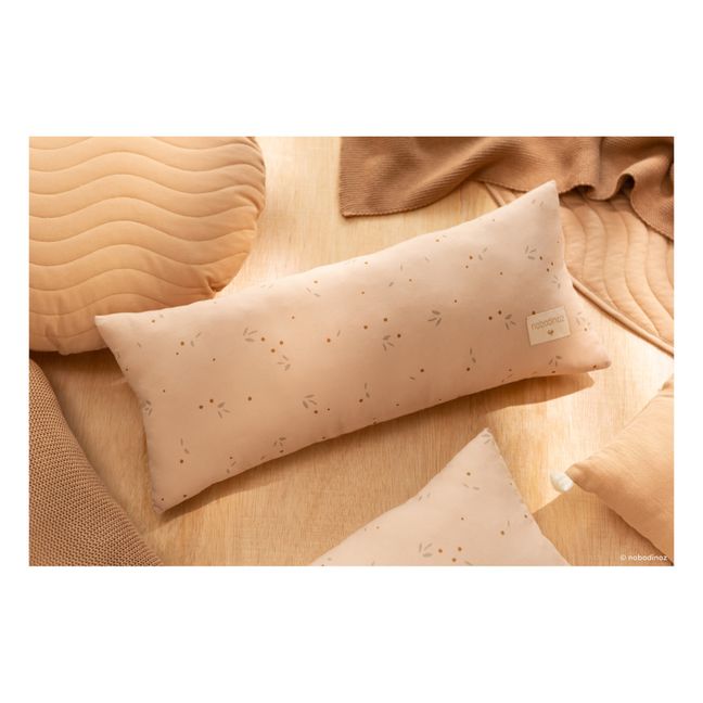 Hardy Willow Organic Cotton Cushion 22 x 52cm | Nude