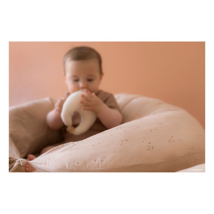 Coussin d'allaitement Luna Willow en coton bio | Nude- Image produit n°1