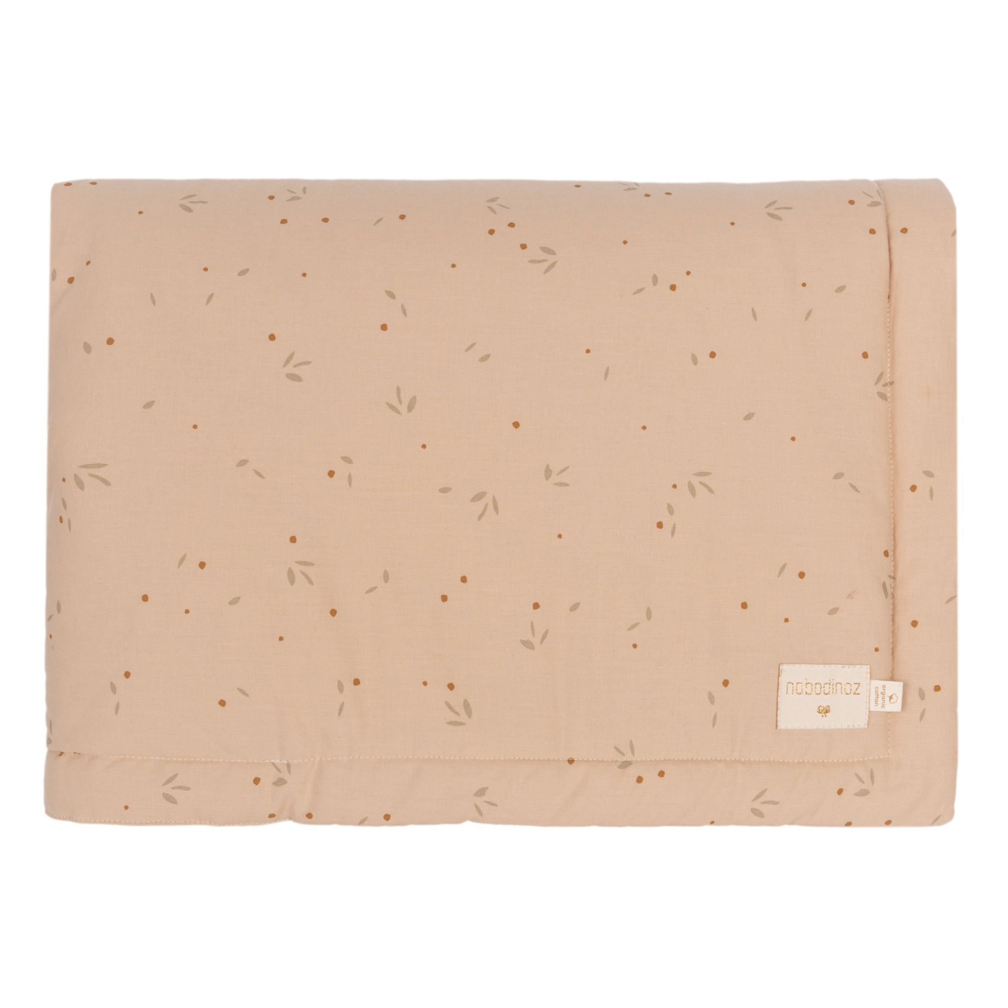 Nobodinoz - Couverture Laponia Willow en coton bio - Nude