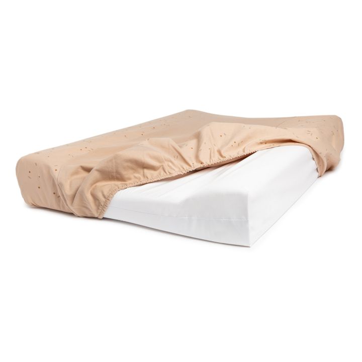 Funda de colchón cambiador Calma de algodón orgánico | Nude- Imagen del producto n°3