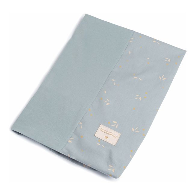 Calma Organic Cotton Changing Mat Cover | Azul Pálido