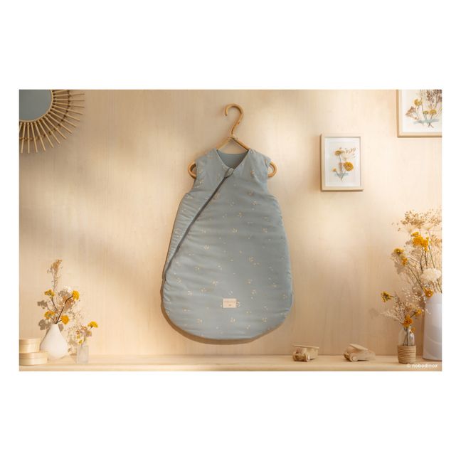 Sacco-nanna, modello: Cocoon Willow, in cotone bio | Azzurro fiordaliso