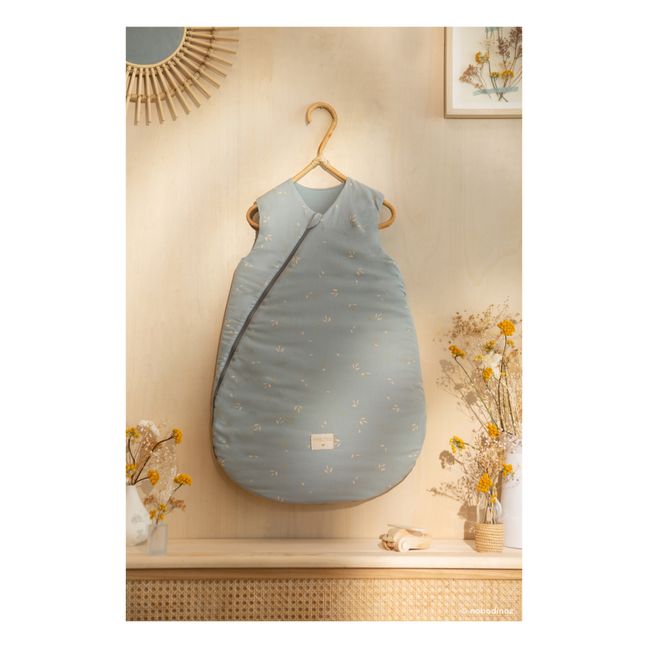 Cocoon Willow Organic Cotton Baby Sleeping Bag Azul Pálido