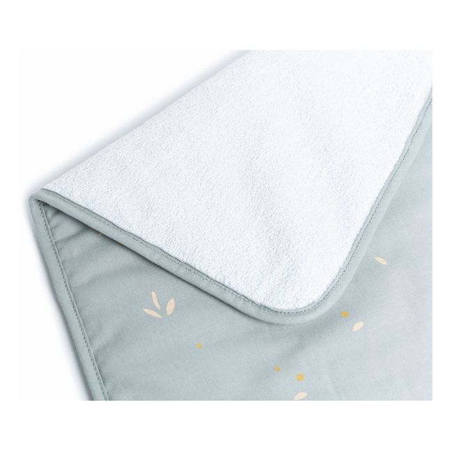 Nomad Willow Organic Cotton Changing Mat | Azul Pálido