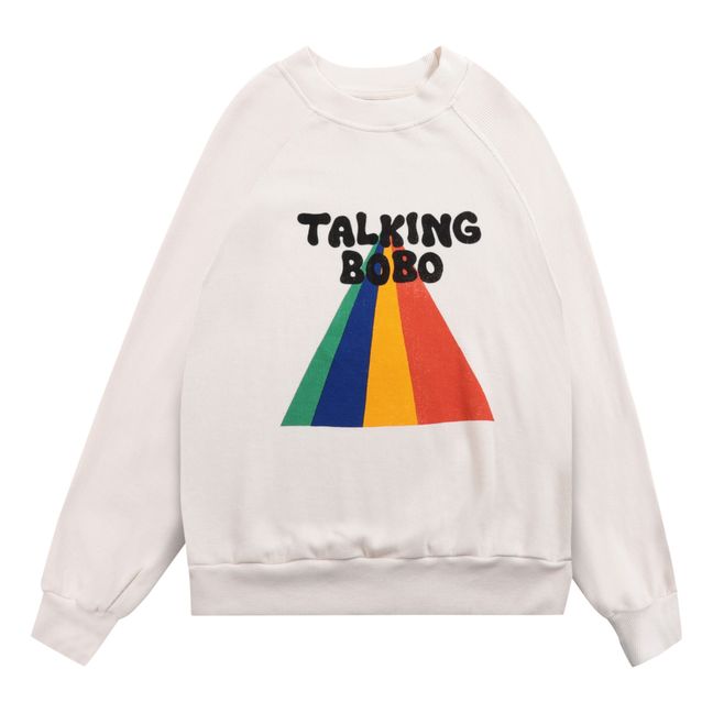 Suéter algodón orgánico Talking Bobo - Colección Mujer - Crudo