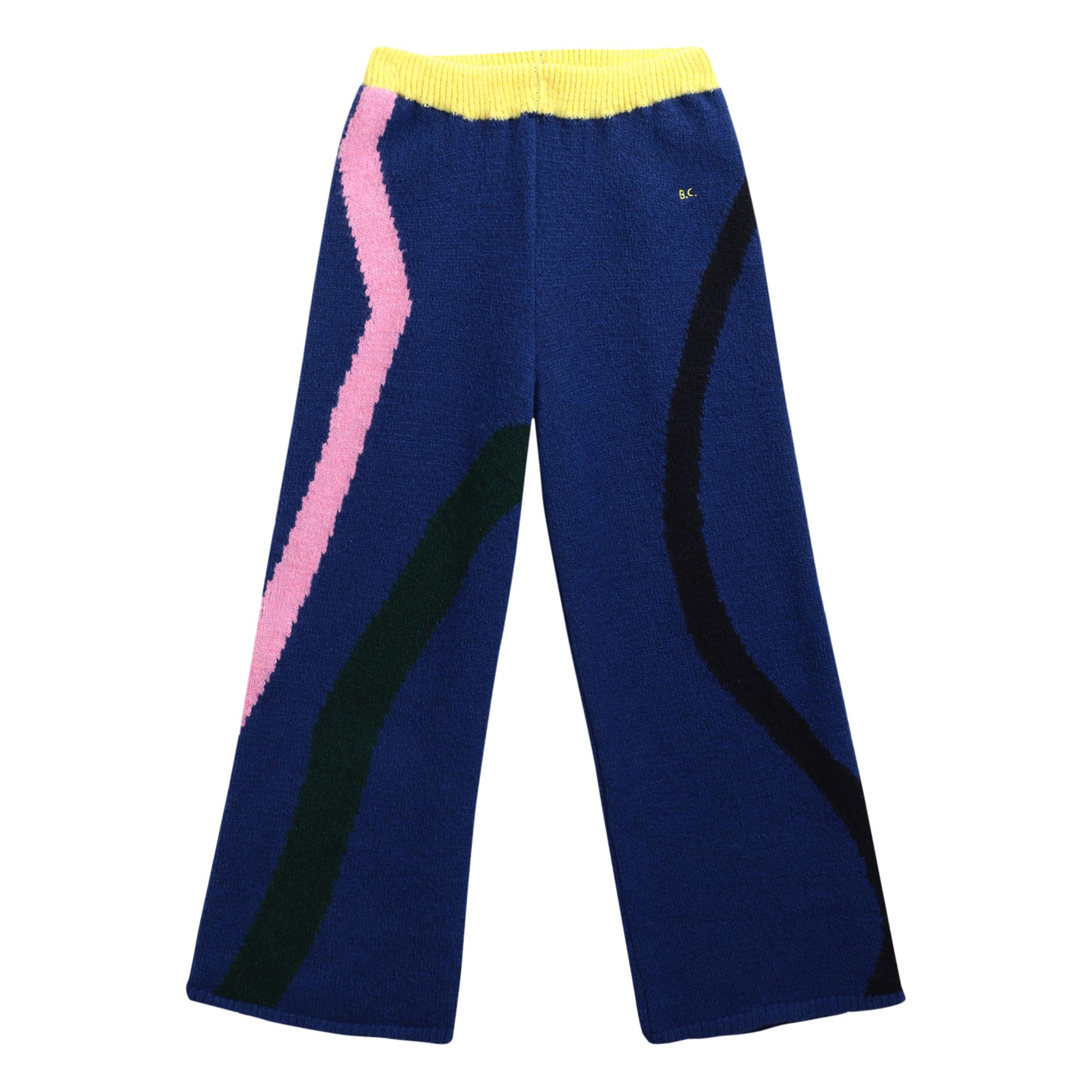 Bobo Choses - Pantalon Large Tricot - Collection Femme - - Bleu