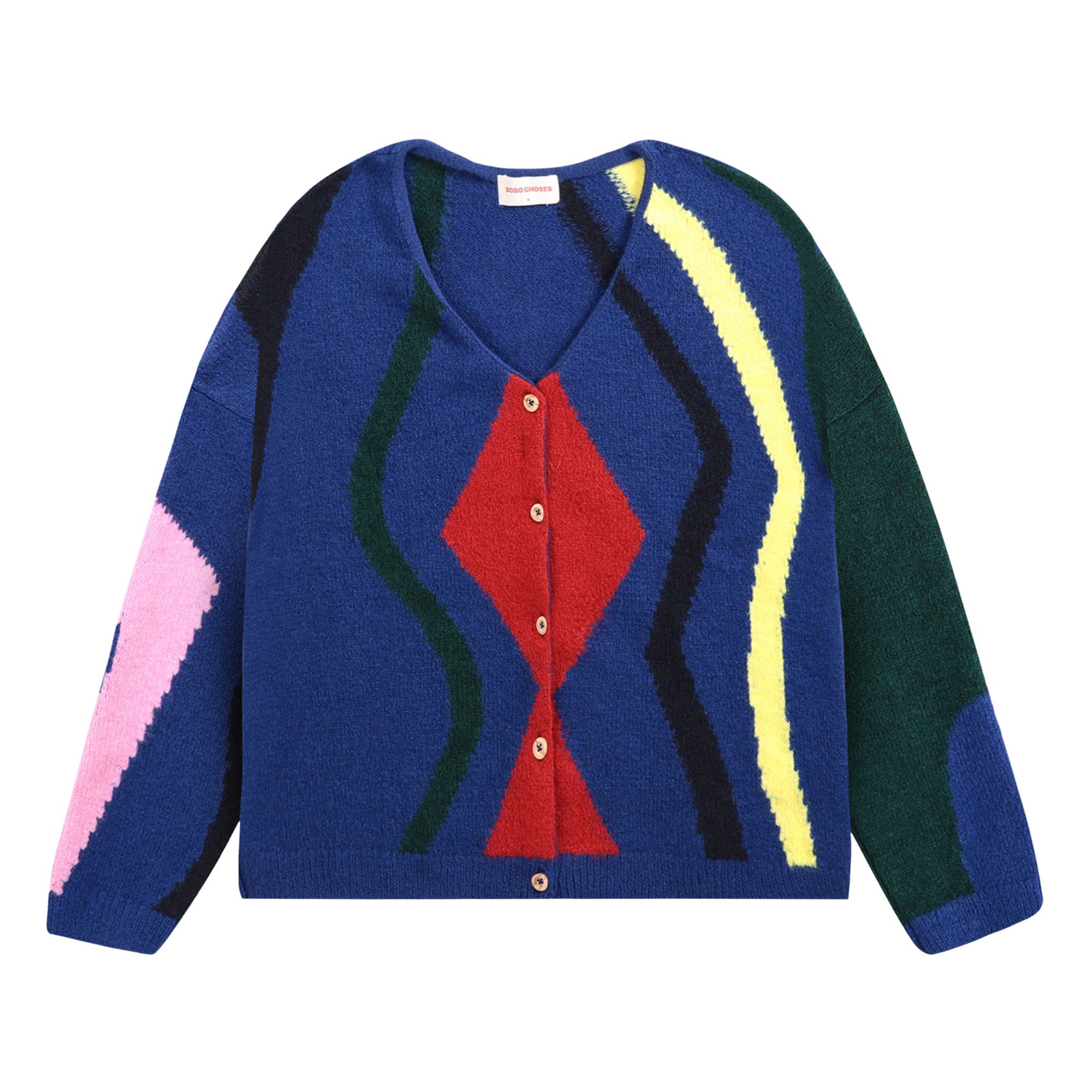 Bobo Choses - Cardigan Colorblock - Collection Femme - - Bleu