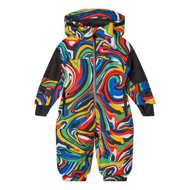 Recycled Polyester Waterproof Jumpsuit - Ski Collection - Black