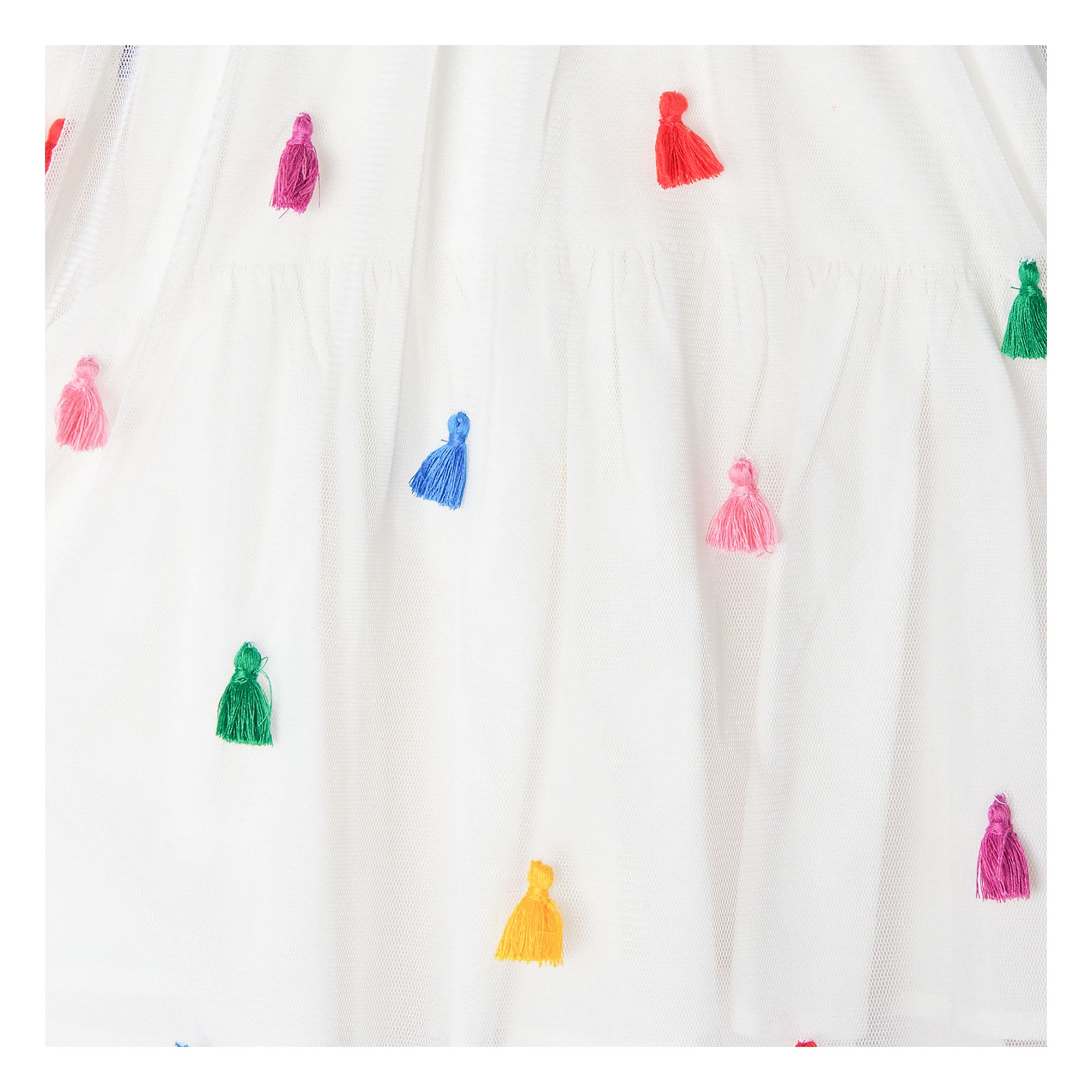 Robe + Bloomer Tulle Polyester Recyclé Ecru- Image produit n°1