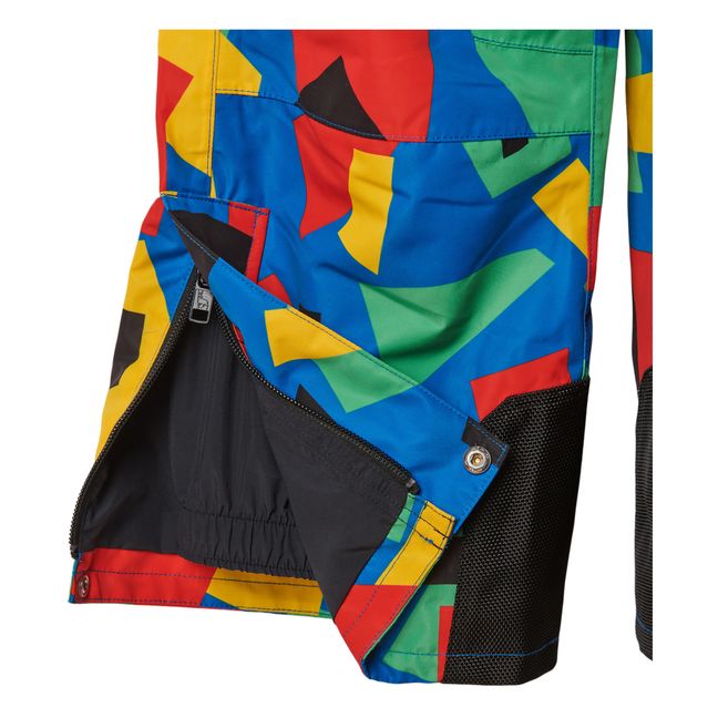 Pantalon De Ski Polyester Recyclé Colorblock - Collection Ski - Bleu