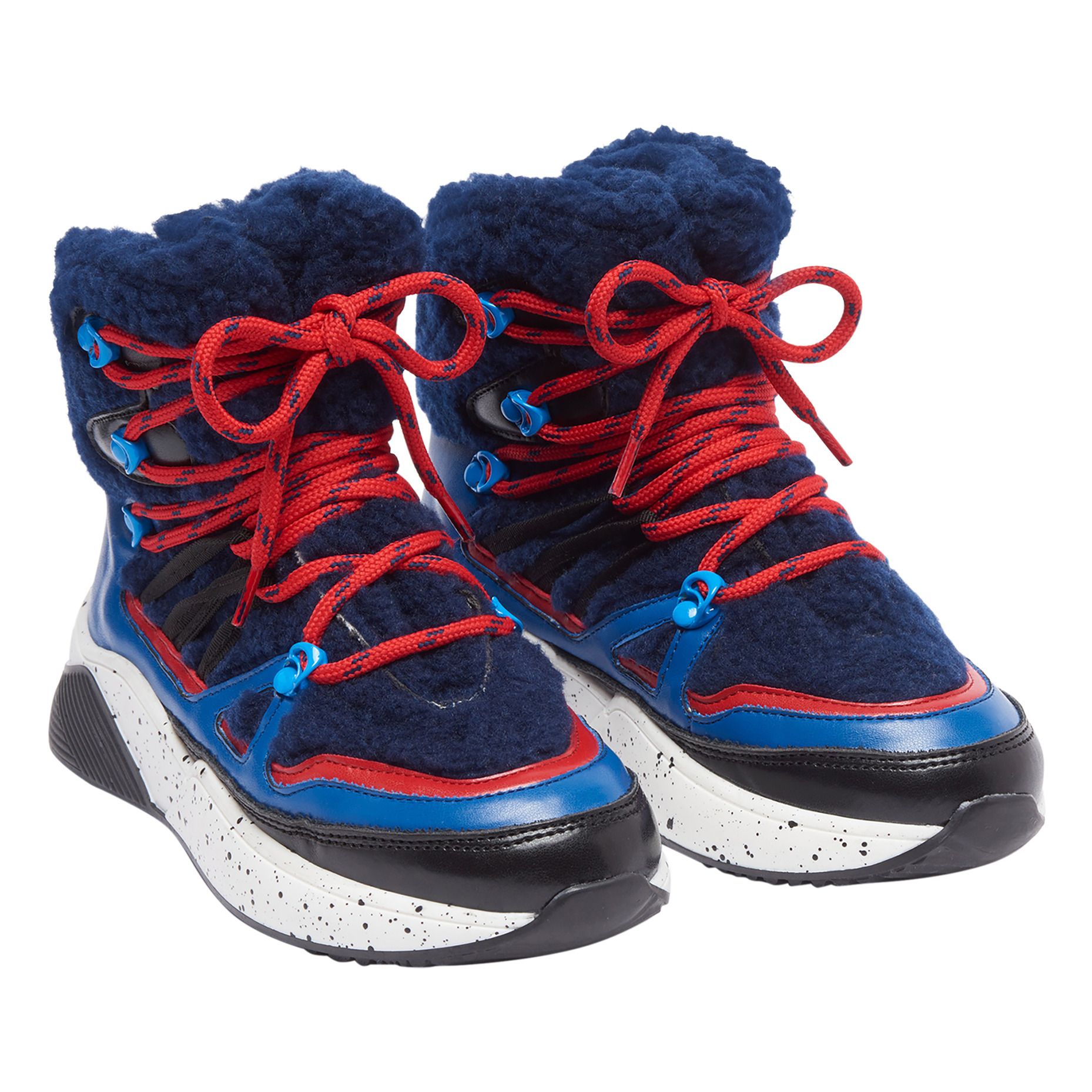 Zapatillas con cordones forradas Azul Marino- Imagen del producto n°0