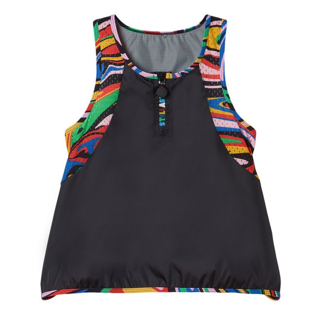 Recycled Polyester Tank Top - Active Wear Collection - Black