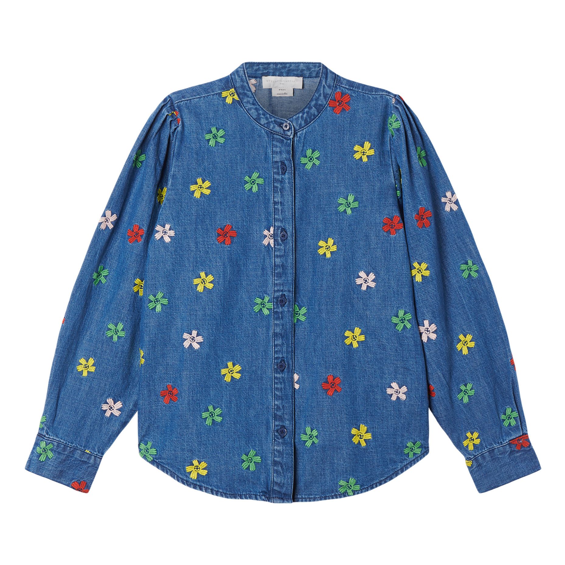 Embroidered Chambray Shirt- Product image n°0