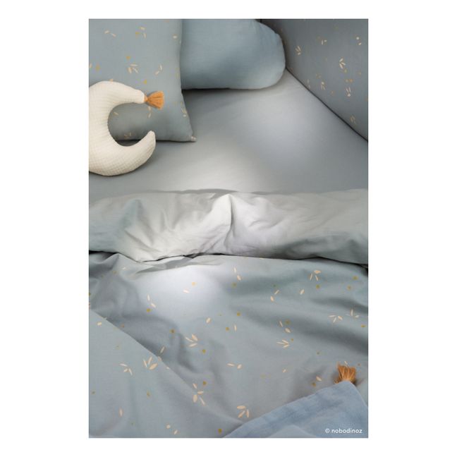 Parure de lit Himalaya Willow en coton bio | Bleu pâle