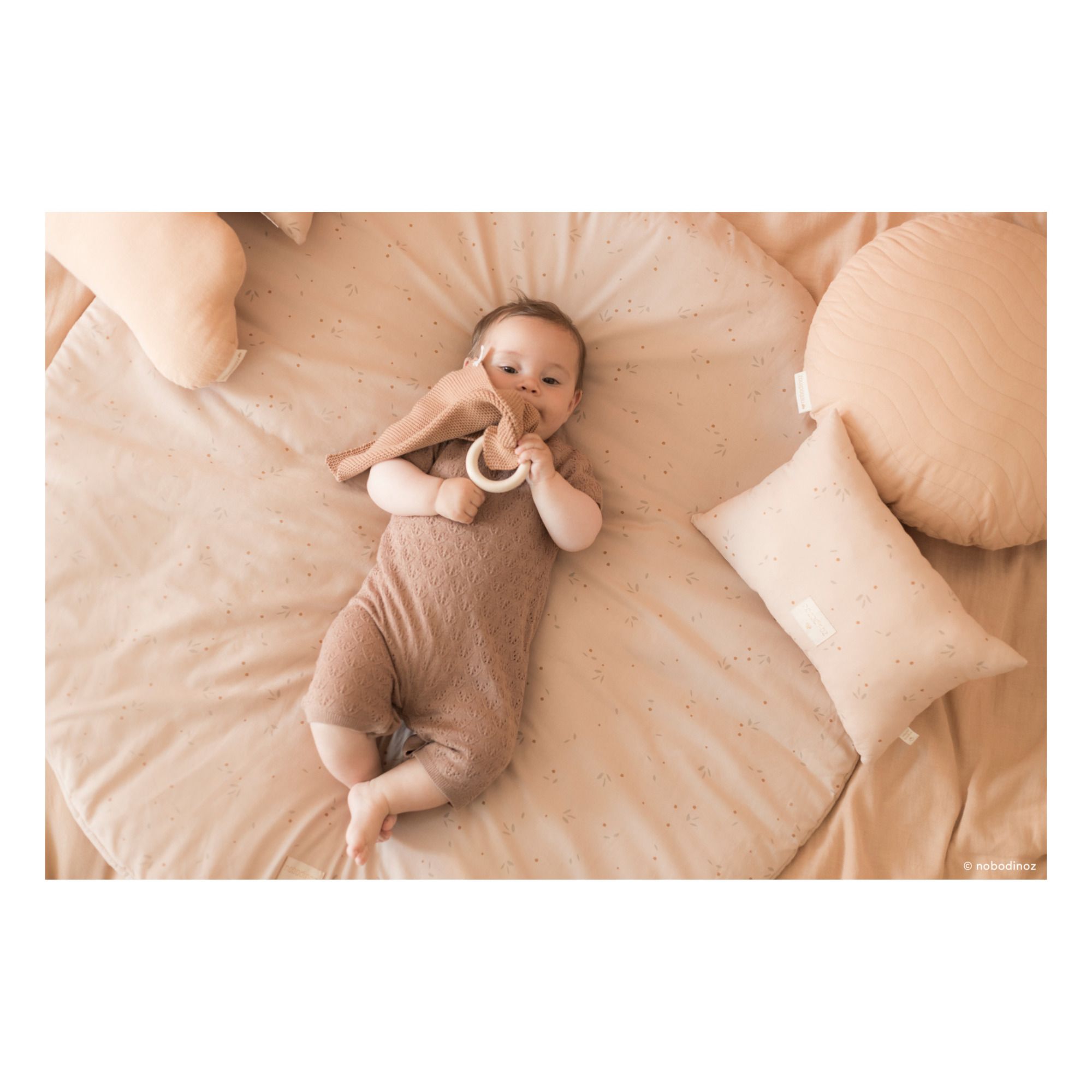 Willow Organic Cotton Floor Mat Nude- Product image n°1