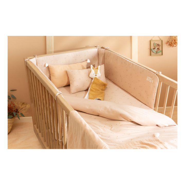 Nest Organic Cotton Bed Bumber | Nude- Immagine del prodotto n°3