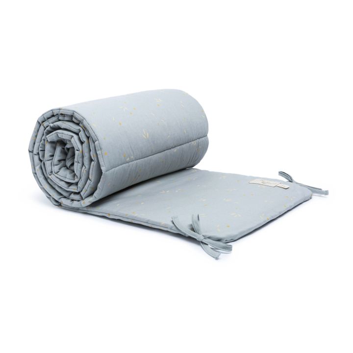 Nest Organic Cotton Bed Bumber | Azzurro fiordaliso- Immagine del prodotto n°0