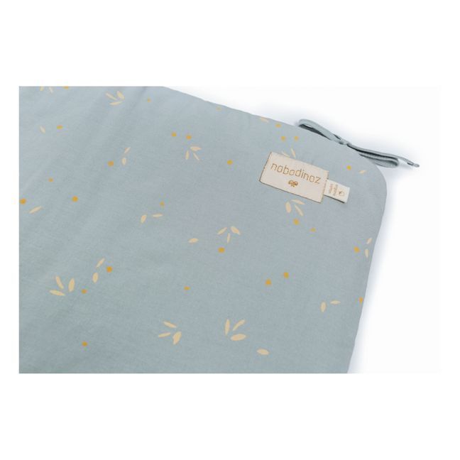 Nest Organic Cotton Bed Bumber | Pale blue