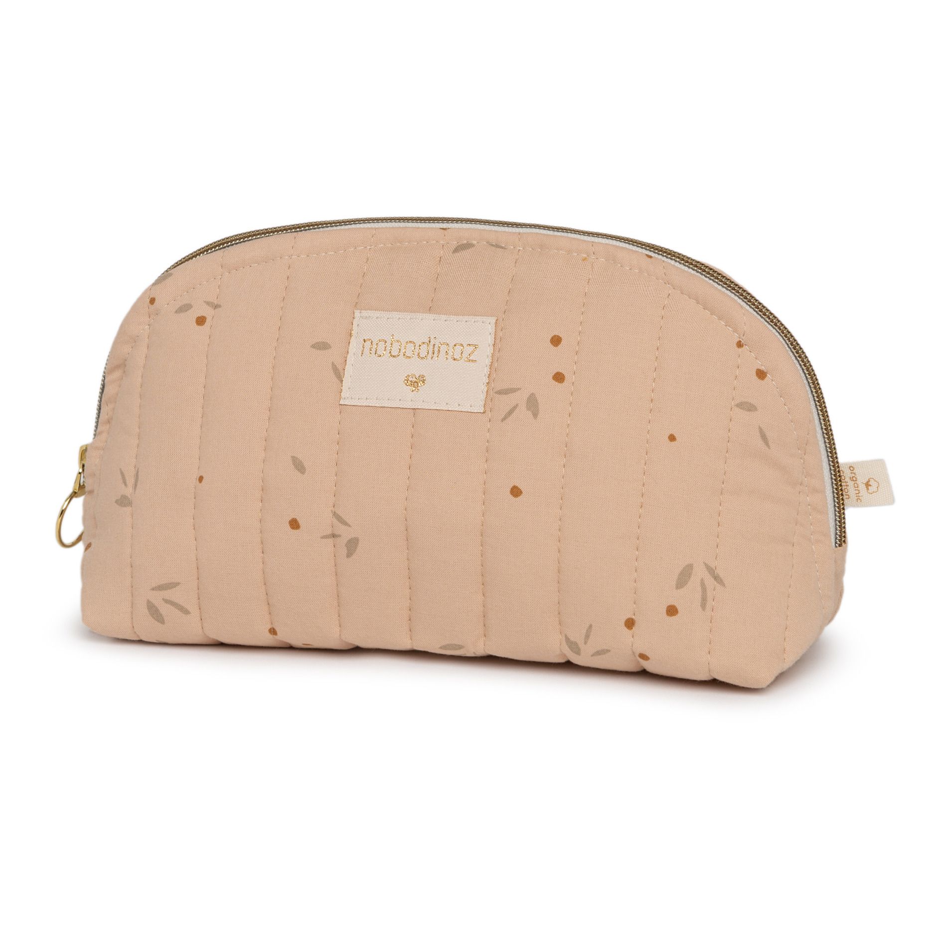 Nobodinoz - Trousse de toilette Holiday Willow en coton bio - Nude