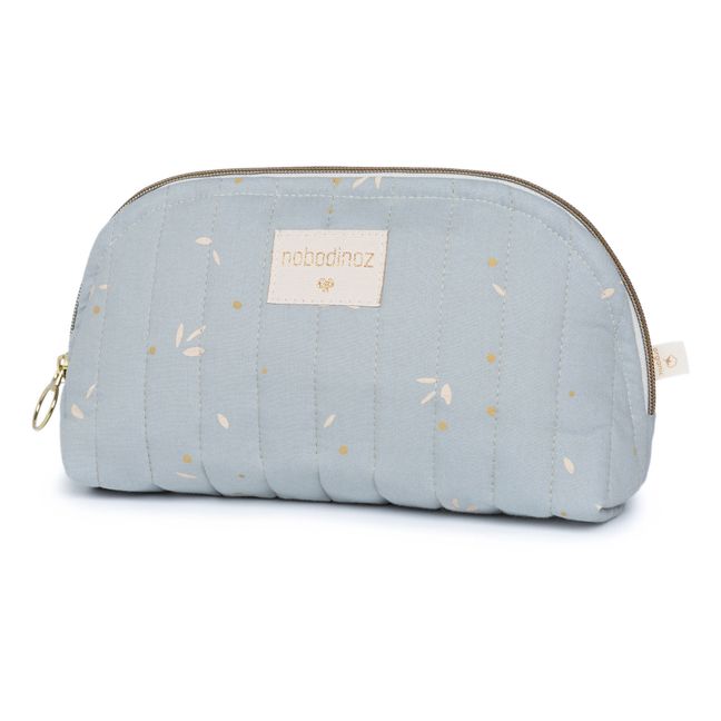 Holiday Willow Organic Cotton Toilet Bag | Pale blue