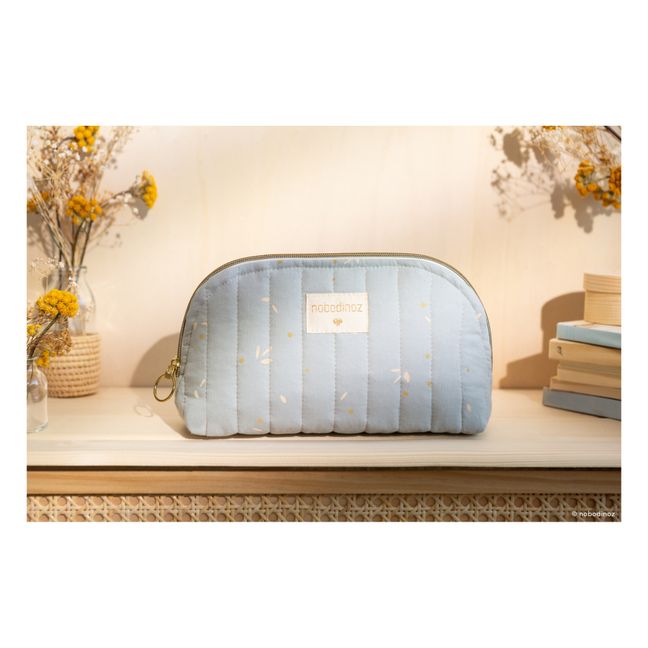 Holiday Willow Organic Cotton Toilet Bag | Pale blue