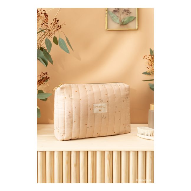 Travel Willow Organic Cotton Toilet Bag | Nude