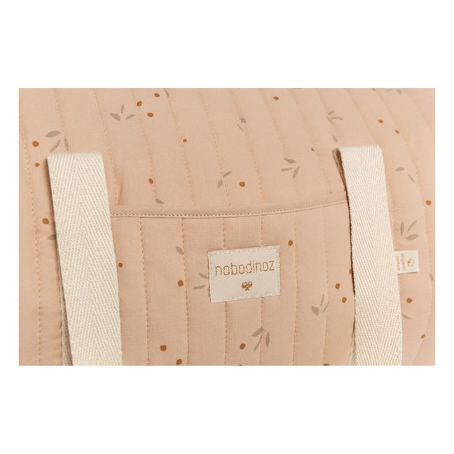 New York Willow Organic Cotton Overnight Bag | Nude