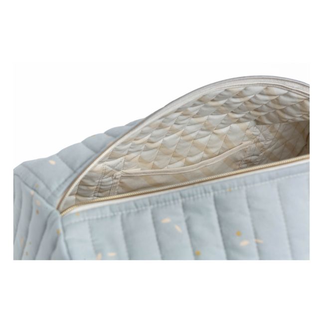 New York Willow Organic Cotton Overnight Bag | Pale blue