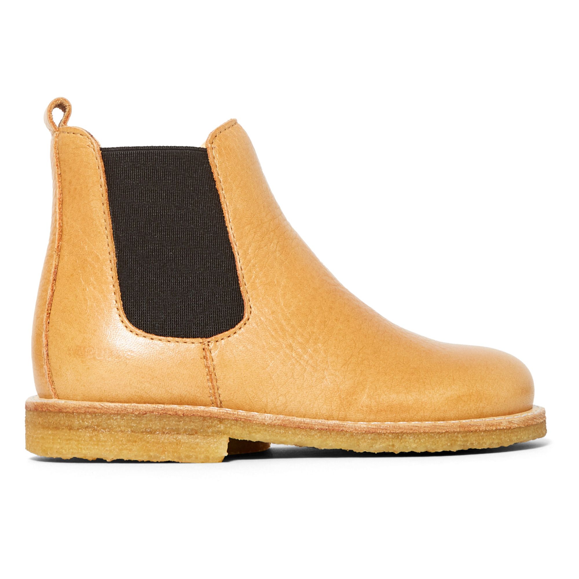 Angulus - Chelsea Boots Classic Zippées - Fille - Camel