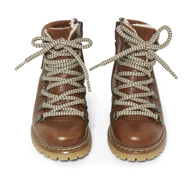 Boots Tex Lacets | Marron