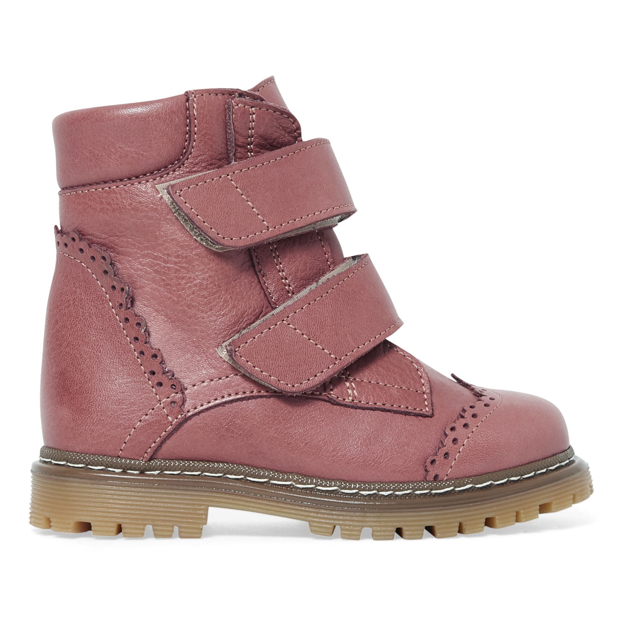 Angulus - Boots Scratchs Surpiqures - Fille - Vieux Rose