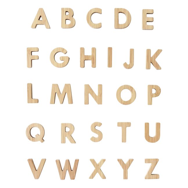 Alphabet en bois